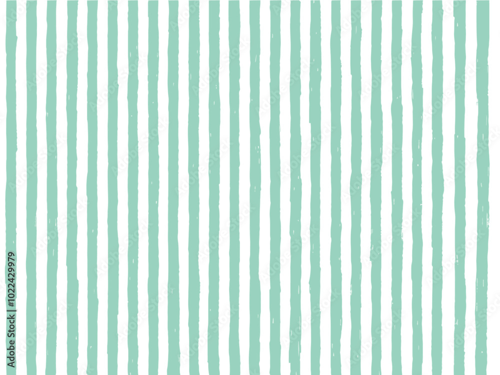 手描き背景_ボーダー_ブルーグリーン