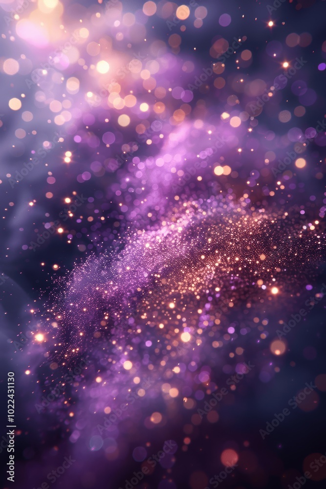 Festive Fireworks and Bokeh Lights Celebrating New Year or Christmas in Purple and Gold Festive Fireworks and Bokeh Lights Celebrating New Year or Christmas in Purple and Gold