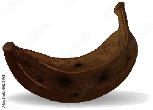 Ripe Mexican Plantain Illustration