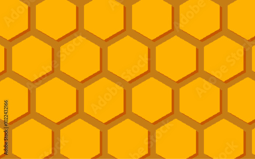 Honeycomb Pattern Vector Illustration