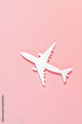 Wallpaper Mural paper airplane flying Torontodigital.ca