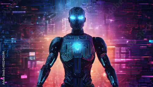 Cybernetic Muse: A Digital Portrait, Generative AI