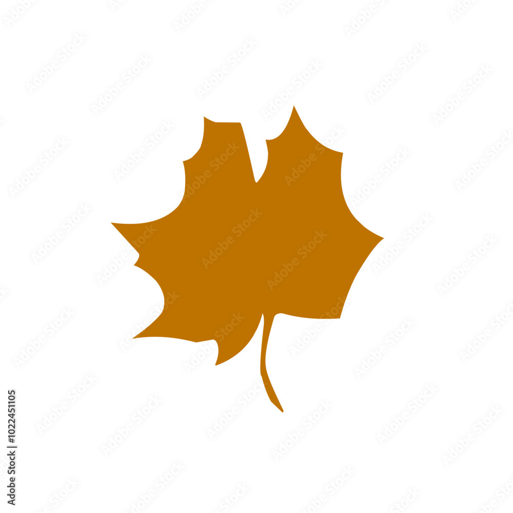 brown leaf vector design brown leaf vector design