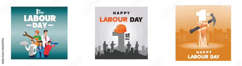custom made wallpaper toronto digitalHappy international labor day. International Workers Day. Labor day celebration design. Set flat vector modern illustration