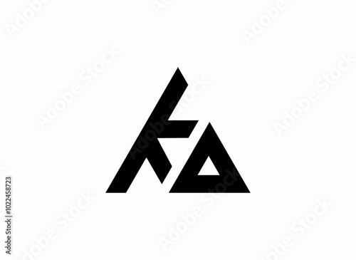 Free Download A minimalist logo featuring abstract shapes and angles, suggesting modern design and creativity. - GFXLoad