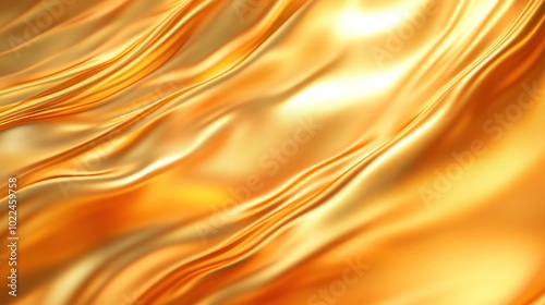 Warm gold background with a glowing gradient, blending soft metallic tones for a luxurious feel