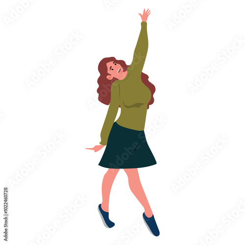 girls and women in various situations