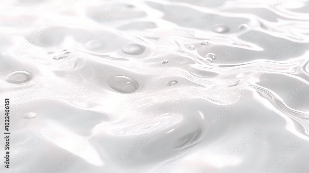 Gentle Water Surface with Ripples and Reflections Gentle Water Surface with Ripples and Reflections
