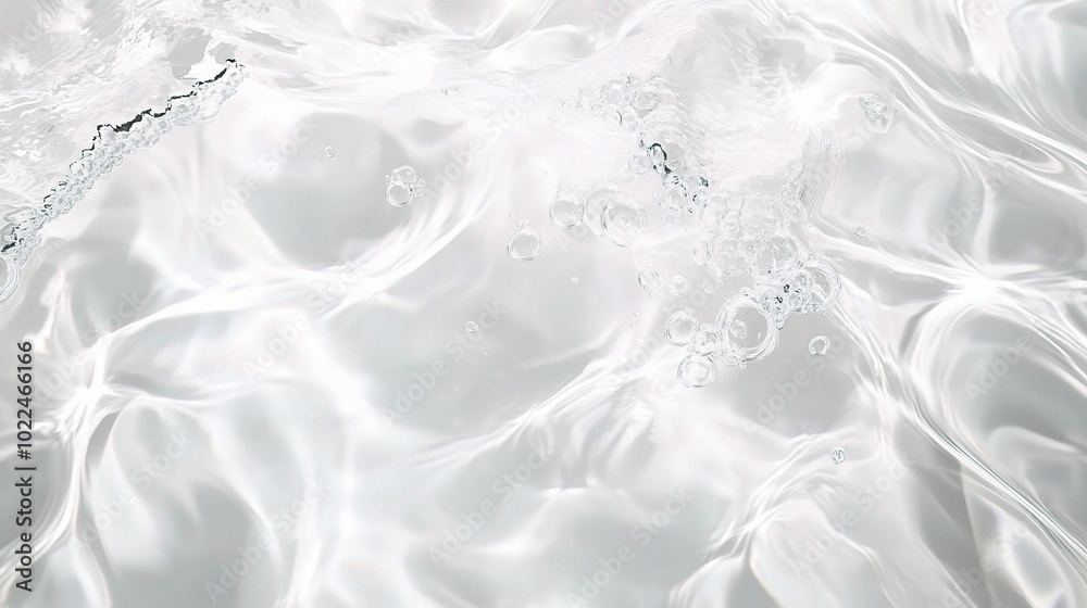 Crystal Clear Water Surface with Gentle Ripples