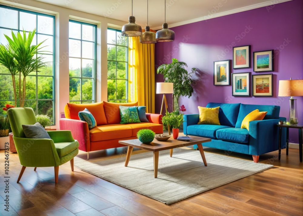 Fototapeta premium Elevate your living room with contemporary Meijer furniture, where comfort meets elegance. Discover exquisite styles perfect for modern homes and find your ideal pieces today!