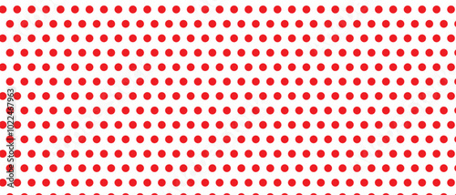 abstract simple red polka dot pattern can be used background.