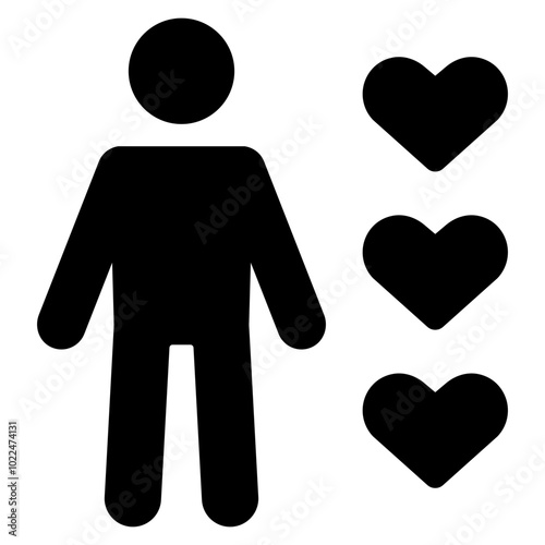 person with heart