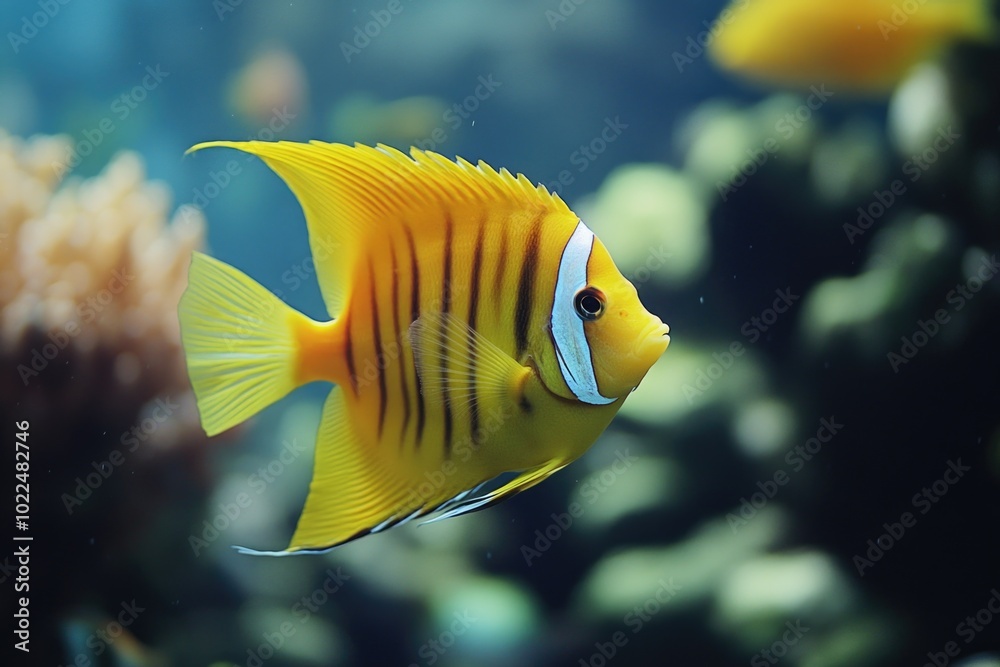 Naklejka premium Fish in Aquarium