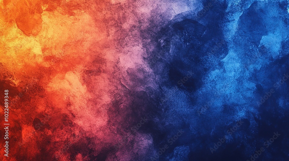 Fototapeta premium Vibrant Abstract Background with Blue and Orange Hues