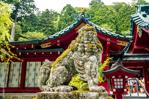 Kuzuryu Shrine Shingu in Hakone, Ashigarashimo, Kanagawa, Japan photo