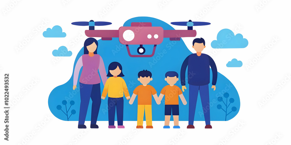 Family Bonding Moments: Outdoor Drone Control for Captivating Aerial Family Photos - A Candid Capture of Technology and Togetherness in Nature Family Bonding Moments: Outdoor Drone Control for Captivating Aerial Family Photos - A Candid Capture of Technology and Togetherness in Nature