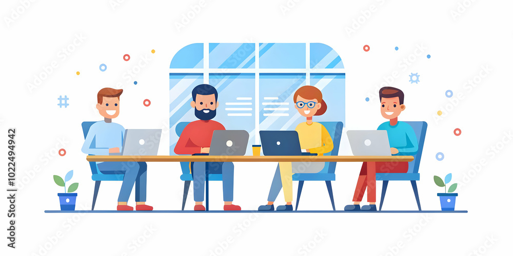Candid Shot of Developers Reviewing Code in a Cafe: Embracing Work-Life Balance with Natural Lighting and Casual Vibes in Modern Development Environments Candid Shot of Developers Reviewing Code in a Cafe: Embracing Work-Life Balance with Natural Lighting and Casual Vibes in Modern Development Environments