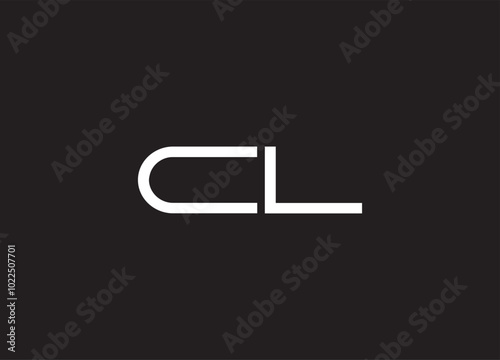 CL letter logo and initial logo design