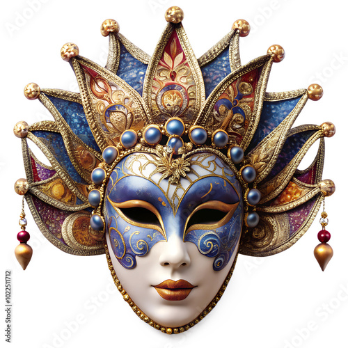 city carnival mask