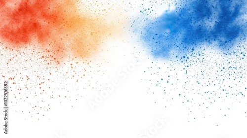 Colorful powder explosion creating a vibrant, artistic background.