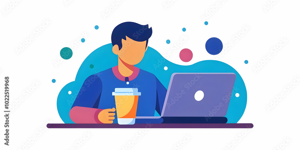 Soft Abstract Digital Art of a Remote Worker in a Comfortable Chair Using a Tablet with Bokeh Lights � Emphasizing Comfort and Flexibility in Mobile Working Soft Abstract Digital Art of a Remote Worker in a Comfortable Chair Using a Tablet with Bokeh Lights � Emphasizing Comfort and Flexibility in Mobile Working