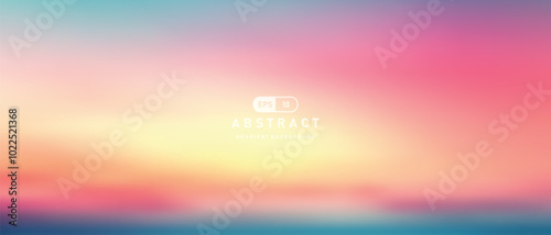 Abstract background,color vector banner gradient pattern. Blurred light fuzz colorful gradient background. Vector soft horizontal backdrop background design,​ wallpaper​ design, art​ design, painting