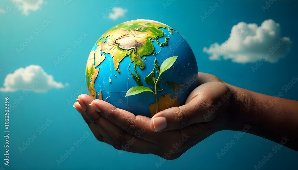 earth in hands earth in hands