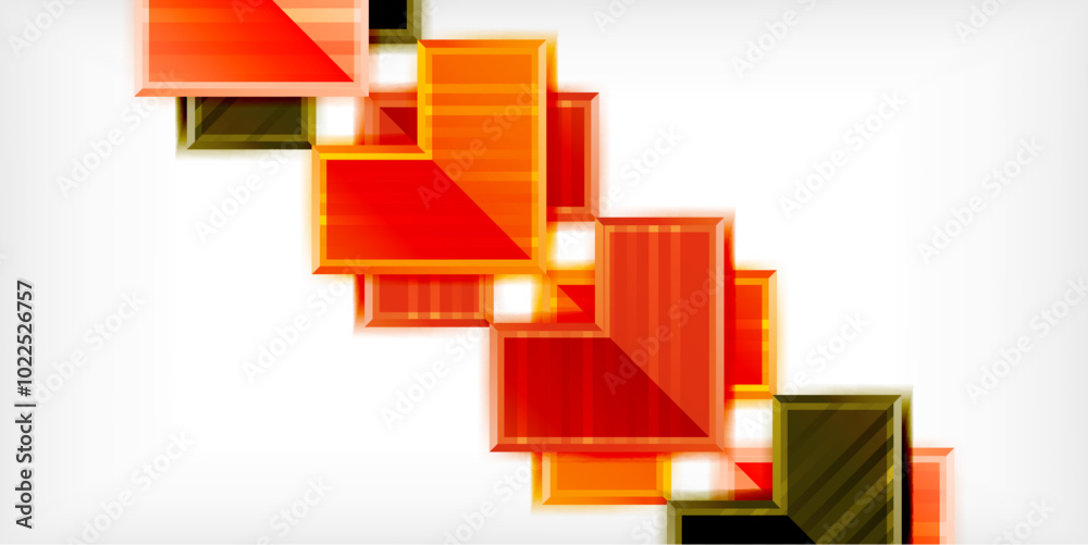 Arrow symbols created with 3d effects and line texture geometric abstract background