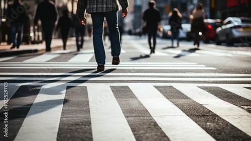 pedestrian road lines