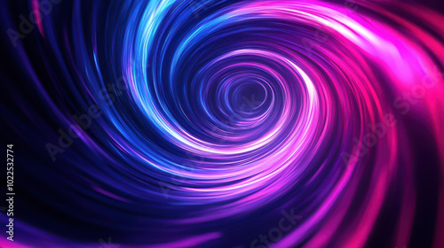 Vibrant swirling energy patterns in neon colors against a dark backdrop. Dynamic motion blur and high contrast design for music and entertainment themes. High-resolution visuals.