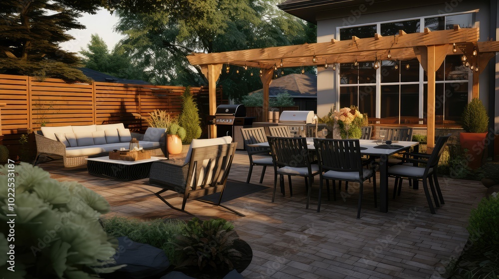 Fototapeta premium patio house improvement
