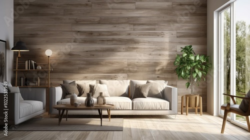 feature faux wood grain
