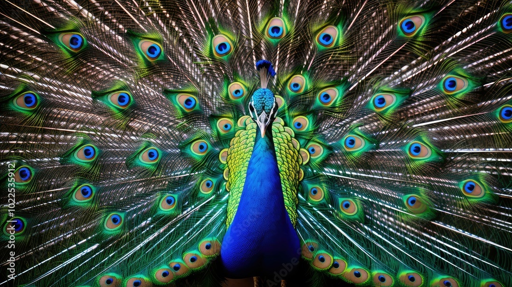 Fototapeta premium colorful green blue