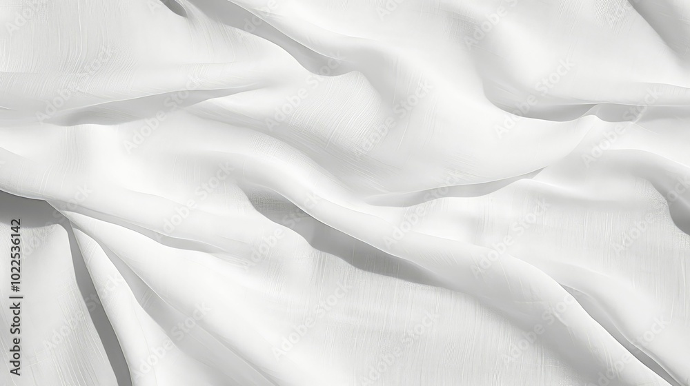 Obraz premium laid white cloth texture background