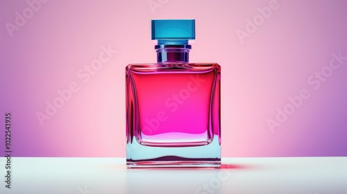 eye perfume bottle isolated