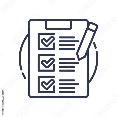 Checklist and pencil symbolize organized maintenance tasks.