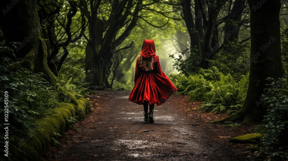 mysterious red riding hood mysterious red riding hood