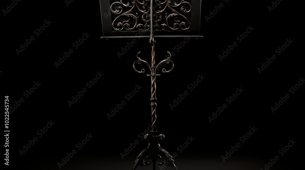 stand black background metal stand black background metal