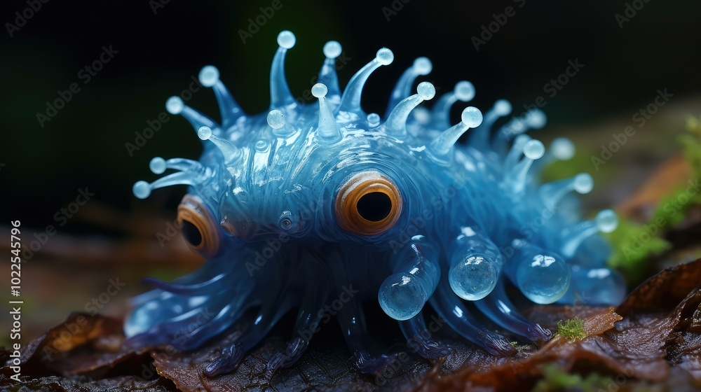 details blue dragon slug details blue dragon slug