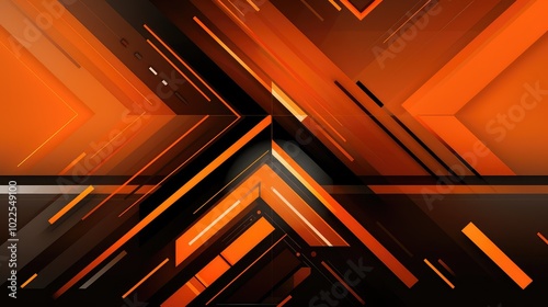 minimalist orange tribal background