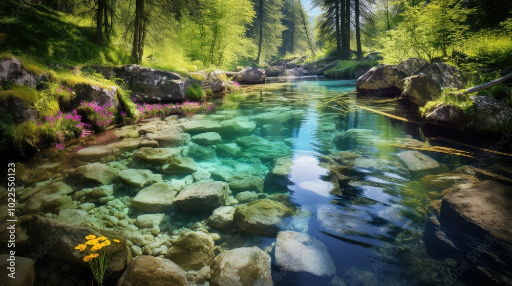 Fototapeta premium ground nature spring