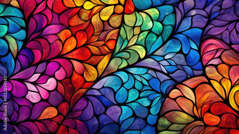 patterns stained glass seamless texture
