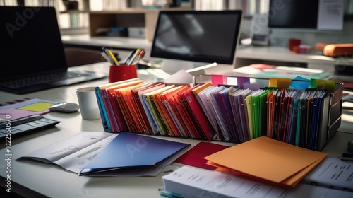 documents folder on desk