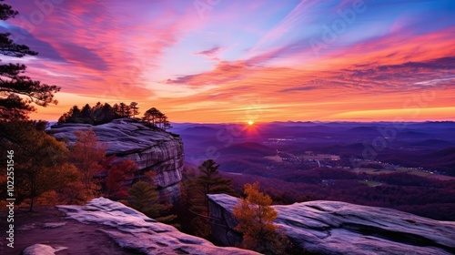 scenery table rock south carolina photo