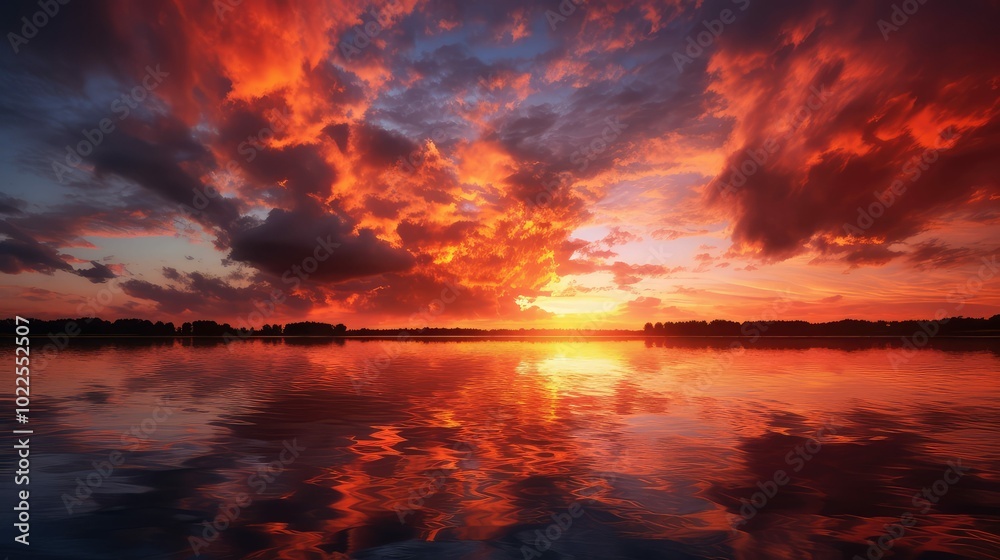 Naklejka premium divine fire of god