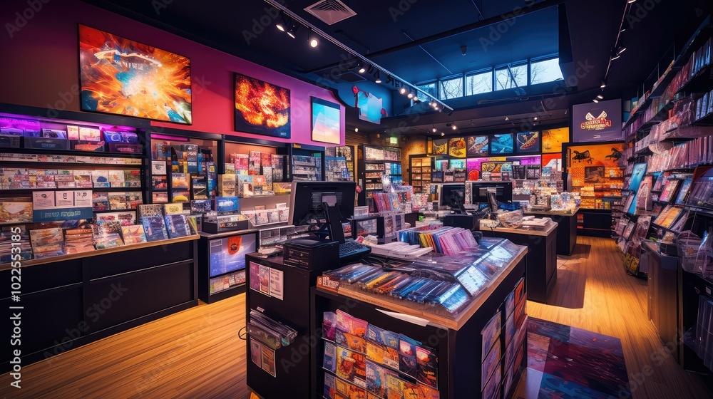 Naklejka premium retail gift card store