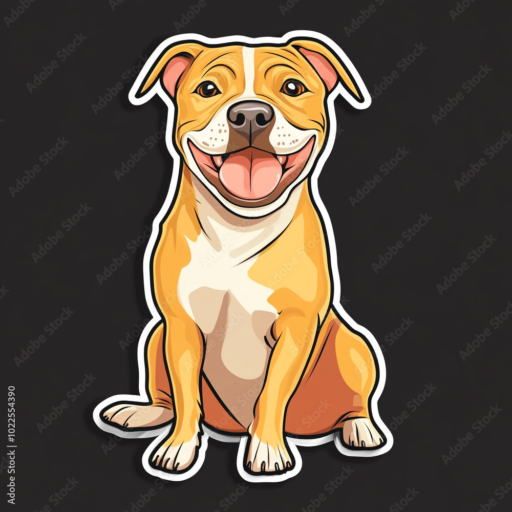Staffordshire Bull Terrier Dog Flashing A Grin: Happy and Playful Canine Companion Staffordshire Bull Terrier Dog Flashing A Grin: Happy and Playful Canine Companion