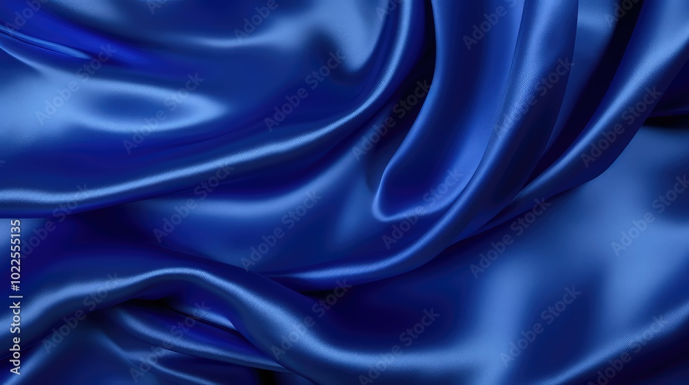 Fototapeta premium smooth blue fabric texture