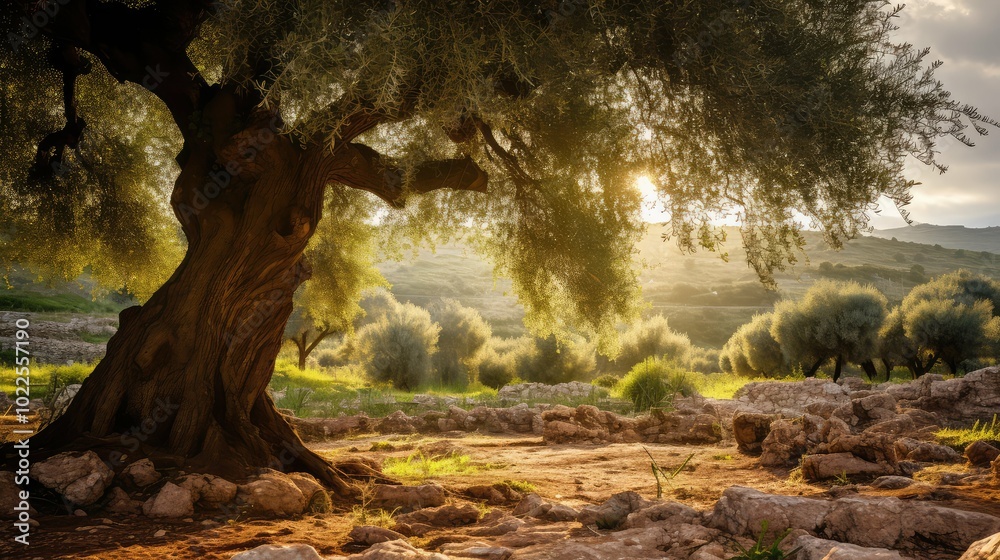 Obraz premium lush israel trees
