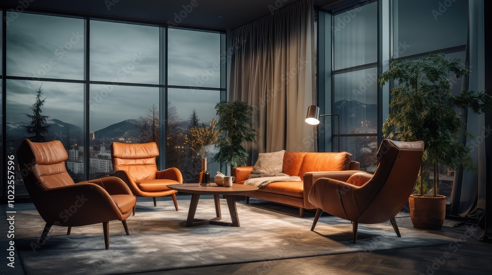 Fototapeta premium cozy hdri office